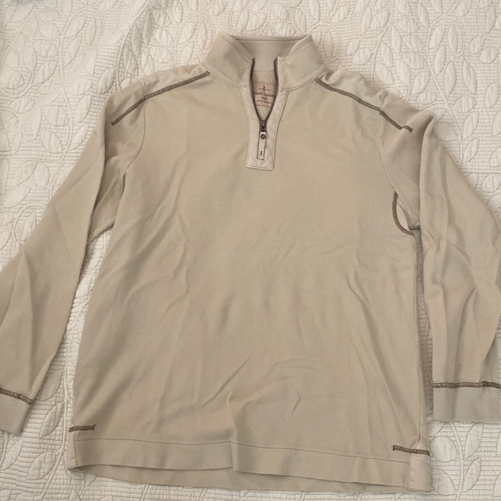 Mens tommy Bahama quarter zip pullover jacket